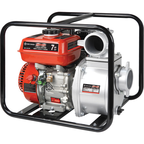 Gas Powered Water Pump, 196 cc, 4-Stroke OHV, 7.0 HP Seaboard Timber Mart