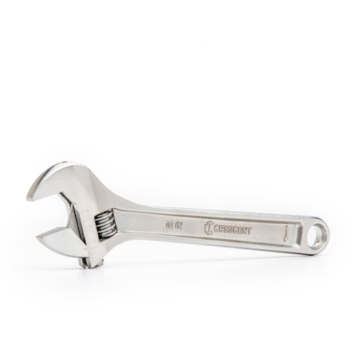 Adjustable Wrench - Boxed, 10" L, 1-5/16"/34 mm Max Width, Chrome Seaboard Timber Mart