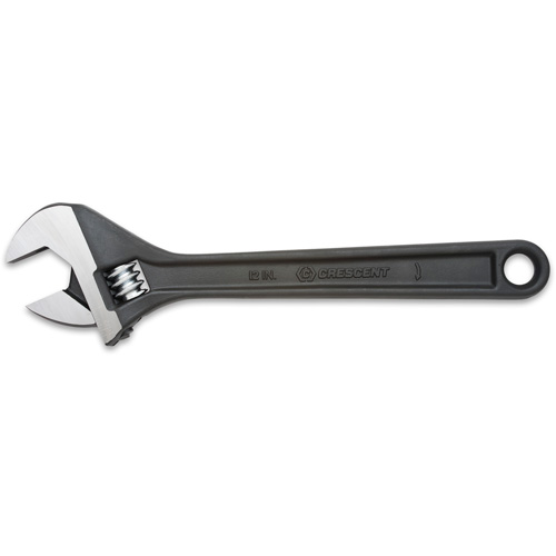 Adjustable Wrench - Boxed, 12" L, 1-1/2"/39 mm Max Width, Black Oxide Seaboard Timber Mart