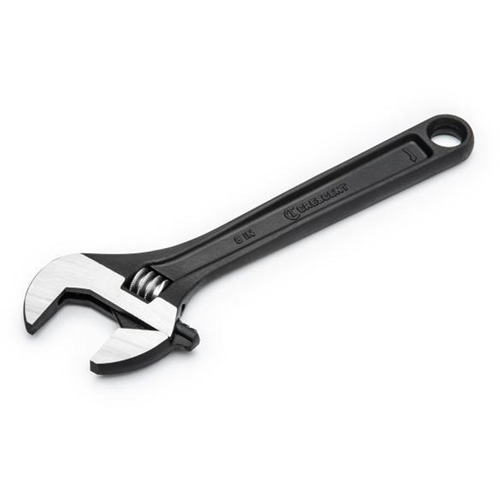 Adjustable Wrench, 8" L, 1-1/8" Max Width, Black Oxide Seaboard Timber Mart