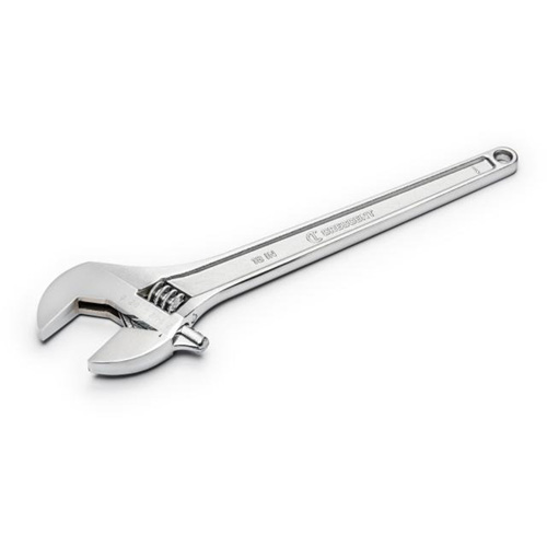 Adjustable Wrench, 18" L, 2-1/16" Max Width, Chrome Seaboard Timber Mart