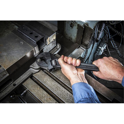 Adjustable Wrench, 15" L, 1-2/3" Max Width, Black Seaboard Timber Mart