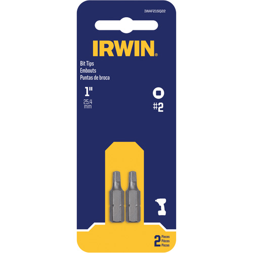 Insert Bits, Square, #2, 1/4" Drive Seaboard Timber Mart