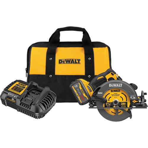 FlexVolt&reg; Max Brushless Circular Saw with Electric Brake Kit, 7-1/4", 60 V Seaboard Timber Mart