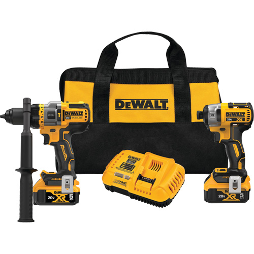 Max* Brushless Cordless Hammer Drill/Driver with Flexvolt Advantage & XR&reg; Impact Driver Kit, Lithium-Ion, 20 V Seaboard Timber Mart