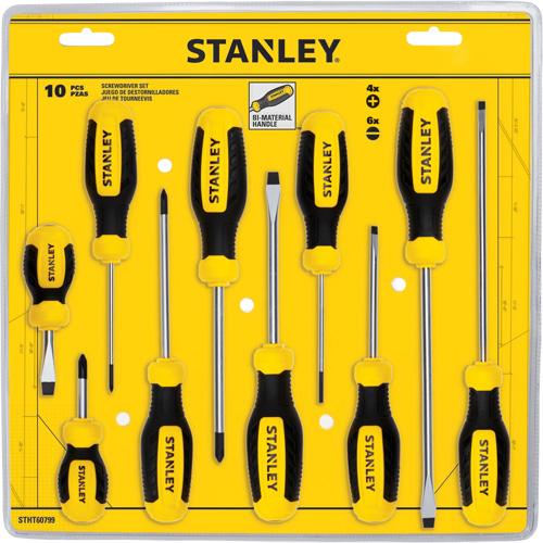 Screwdriver Set, 10 Pcs. Seaboard Timber Mart