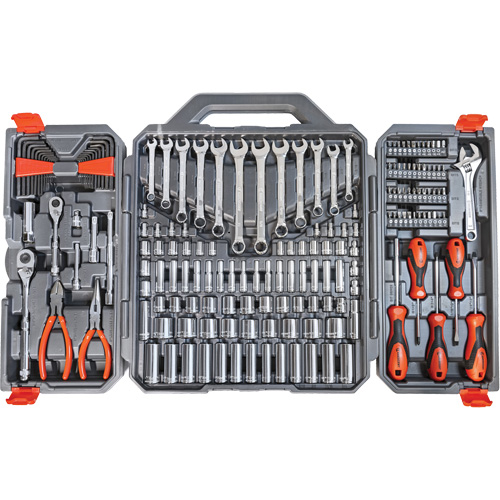 Jeu d'outils m&eacute;triques/SAE de qualit&eacute; professionel &agrave; 6 pans et &agrave; prise 3/8" Seaboard Timber Mart