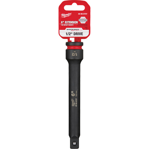 Rallonge pour douille Shockwave Impact Duty, Chocs, Prise 1/2", 6" lo Seaboard Timber Mart