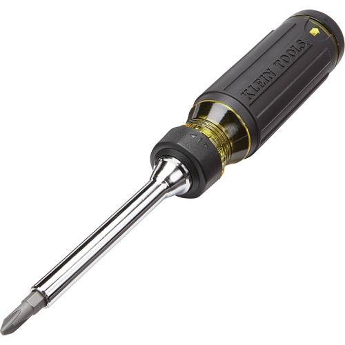 15-in-1 Multi-Bit Ratcheting Screwdriver, 8-3/4" L, Cushion Grip Handle Seaboard Timber Mart