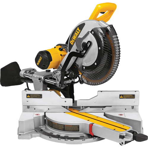 Double-Bevel Sliding Compound Mitre Saw, 12", 15 A, 120 V Seaboard Timber Mart