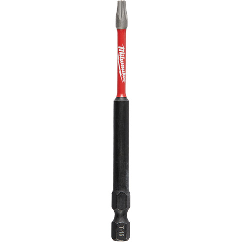 Shockwave Impact Duty Screwdriver Bit, Torx, T-15 Tip, 1/4" Drive Size, 3-1/2" Length Seaboard Timber Mart