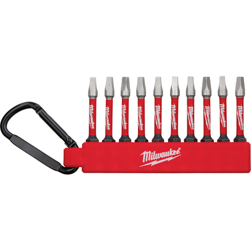Shockwave Impact Driver Bit Set, Square, #2, 1/4" Drive Seaboard Timber Mart