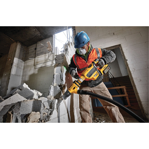 Extracteur de poussi&egrave;re pour ciselage au marteau de d&eacute;molition Seaboard Timber Mart