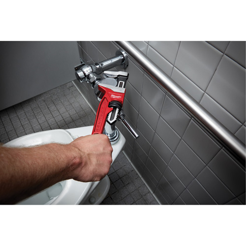 Cl&eacute; &agrave; tuyau &agrave; m&acirc;choires lisses, Cap des m&acirc;choires 2-5/8", Longueur 12", Fini Rev&ecirc;tement en poudre, Prise Ergonomique Seaboard Timber Mart