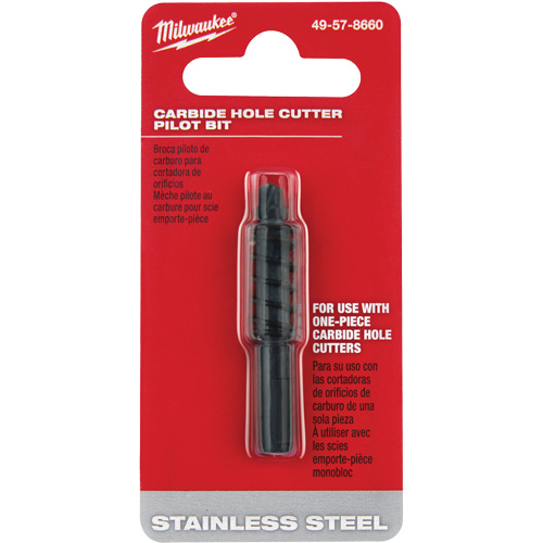 Carbide Hole Cutter Pilot Bit, 3/16" Depth of Cut Seaboard Timber Mart