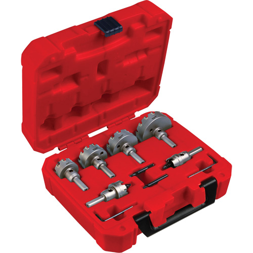 One-Piece Carbide Hole Cutter Set, 8 Pieces, Carbide Seaboard Timber Mart