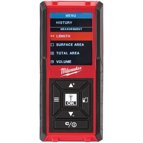 Laser Distance Meter, 0' - 330' (0 m - 100.6 m) Range, Digital (Electronic) Seaboard Timber Mart