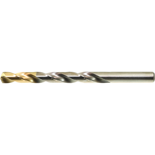 Drillco&reg; TiN Tipped Jobber Drill Bit, High Speed Steel, #1, 3-7/8" L, 2-5/8" Flute, 135° Point Angle Seaboard Timber Mart