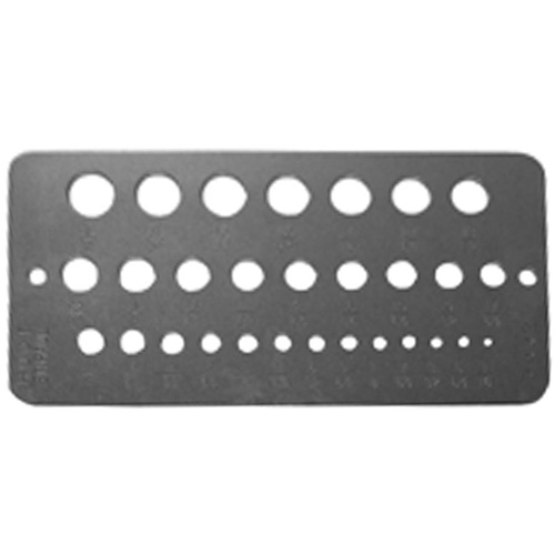 Drillco&reg; Fractional Sizes Drill Gauge Seaboard Timber Mart