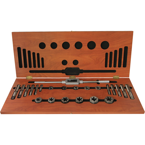 Drillco&reg; Tap & Round Adjustable Die Set, 20 Pieces Seaboard Timber Mart