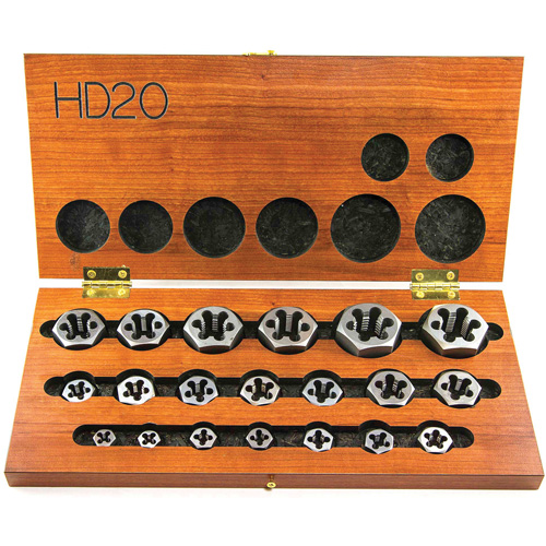 Jeu de fili&egrave;res hexagonales &agrave; fileter Drillco, 20 Morcea Seaboard Timber Mart