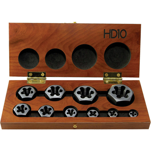 Jeu de fili&egrave;res hexagonales &agrave; fileter Drillco, 10 Morcea Seaboard Timber Mart