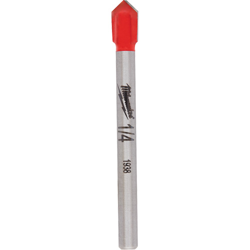 Glass & Tile Bit, 1/4", Carbide Seaboard Timber Mart