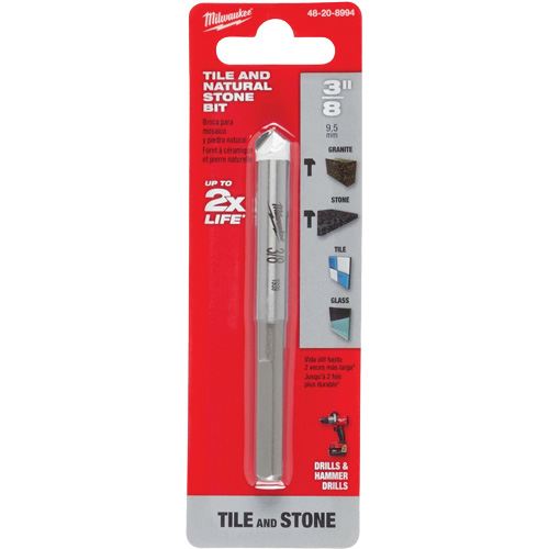 Natural Stone Bit, 3/8", Carbide Seaboard Timber Mart