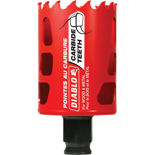 Scie cloche pour bois et m&eacute;tal, 1-7/8", Profondeur de la coupe 2-3/8", Carbure Seaboard Timber Mart