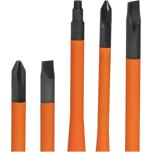 Slim-Tip Insulated Screwdriver Set, 1000 V, 6 Pcs Seaboard Timber Mart