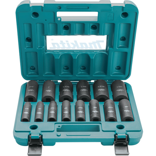 Well Socket Set, 14 Pcs, Impact, 1/2" Drive Size, Deep Seaboard Timber Mart