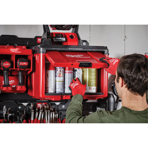 Armoire &agrave; outils Packout, 15" x 15" x 20", Noir/Rouge Seaboard Timber Mart