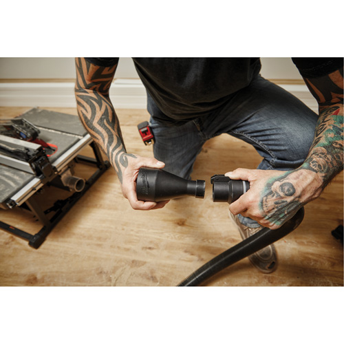 Ensemble dadaptateur dextraction de poussi&egrave;re 1-7/8" Seaboard Timber Mart