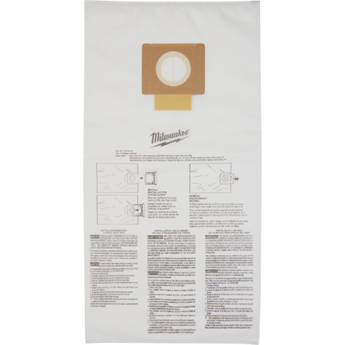 Sacs &agrave; poussi&egrave;re molletonn&eacute;s, 9 gal. US Seaboard Timber Mart