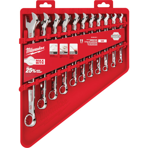 SAE Wrench Set, Combination, 11 Pieces, Imperial Seaboard Timber Mart