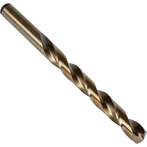 Jobber Drill Bit, Cobalt, 13/32", 5-1/4" L, 3-7/8" Flute, 135° Point Angle Seaboard Timber Mart