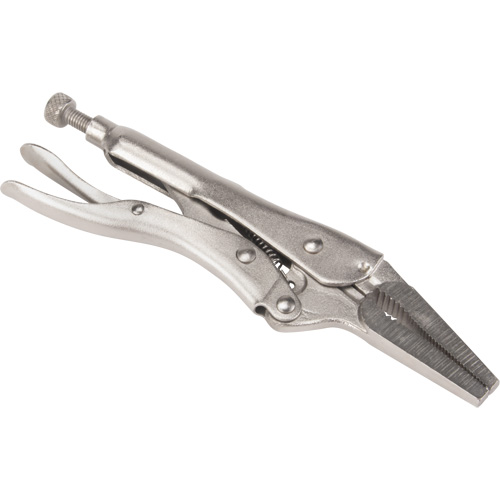 Locking Pliers with Wire Cutter, 6-1/2" Length, Long Nose Seaboard Timber Mart