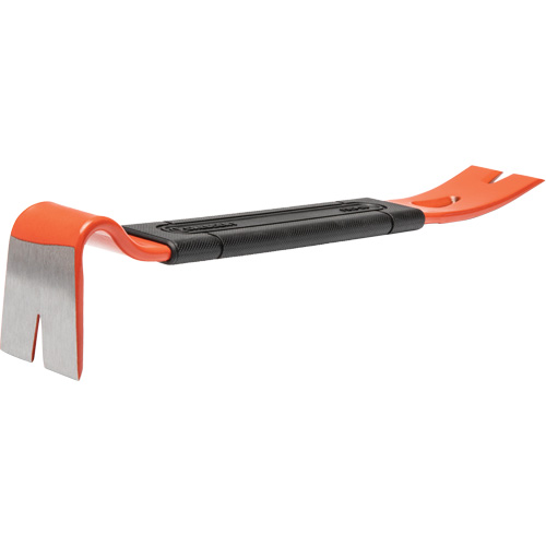 Flat Pry Bar with Grip, 2" W, 13" L Seaboard Timber Mart