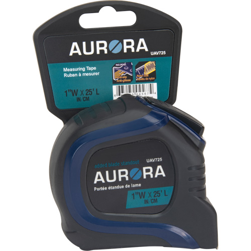 Tape Measure, 1" x 25', Imperial/Imperial & Metric Graduations Seaboard Timber Mart