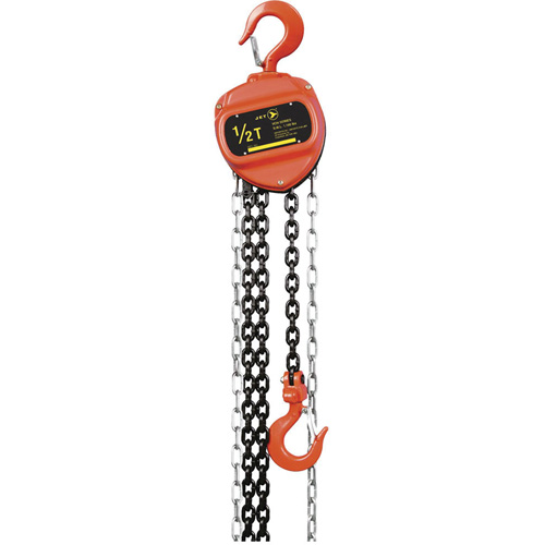 VCH Series Chain Hoist, 20' Lift, 2200 lbs. (1 tons) Capacity, Heat-Treated Alloy Steel Chain Seaboard Timber Mart