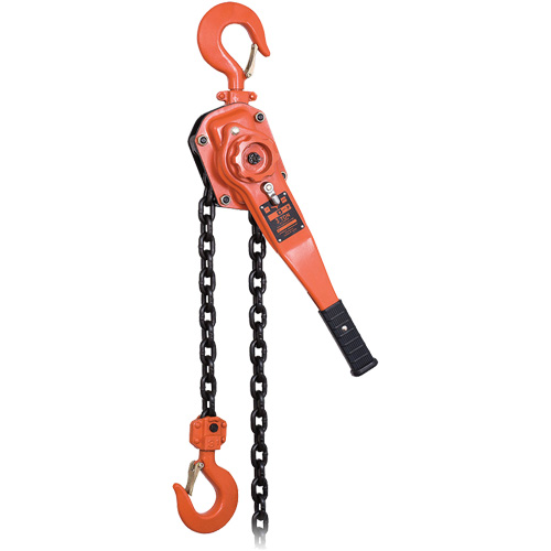 KLP Series Heavy-Duty Lever Chain Hoist, 5' Lift, 6000 lbs. (3 tons) Capacity Seaboard Timber Mart