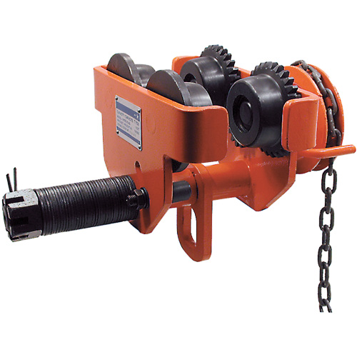 Chariot &agrave; engrenage pour usage intensif s&eacute;rie SGT, 10 000 lb (5 tonnes) Capacit&eacute;, 4-1/2" - 8-1/32" Seaboard Timber Mart