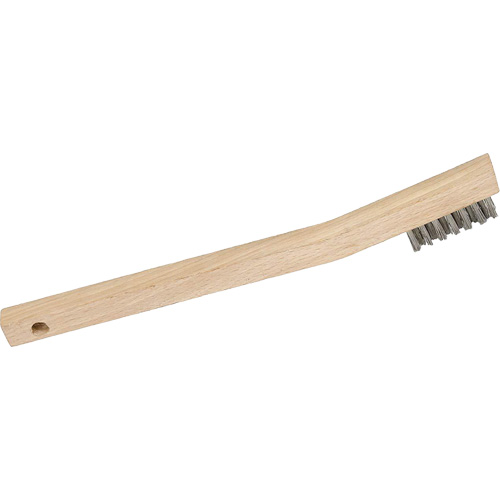 3MHSS Mini Wire Scratch Brush, Stainless Steel, 3 x 7 Wire Rows, 7-3/4" Long Seaboard Timber Mart