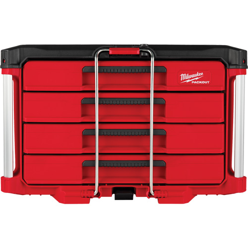 Boîte &agrave; outils avec 4 tiroirs PackOut, 16-3/10" x 22-1/5" x 14-3/10", Rouge Seaboard Timber Mart