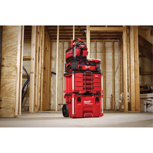Boîte &agrave; outils avec 4 tiroirs PackOut, 16-3/10" x 22-1/5" x 14-3/10", Rouge Seaboard Timber Mart