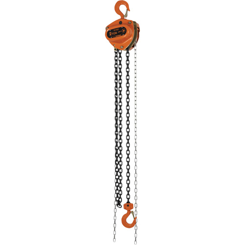 KCH Series Chain Hoists, 10' Lift, 4400 lbs. (2 tons) Capacity, Alloy Steel Chain Seaboard Timber Mart