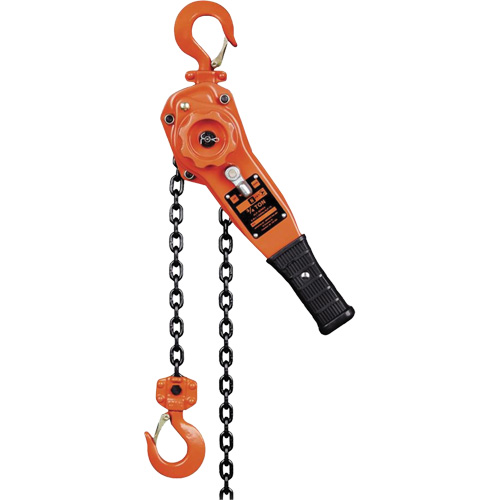 KLP Series Lever Chain Hoists, 5' Lift, 1500 lbs. (0.75 tons) Capacity, Steel Chain Seaboard Timber Mart
