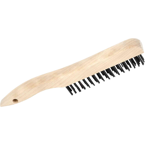 4SH Brosse &agrave; r&eacute;curer manuelle, Acier au carbone, 4 x 16 rangs de fils, Longueur 10" Seaboard Timber Mart