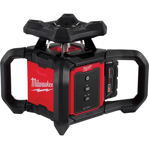 M18 Red Exterior Rotary Laser Level Kit with Receiver, 2000' (609.6 m) Seaboard Timber Mart