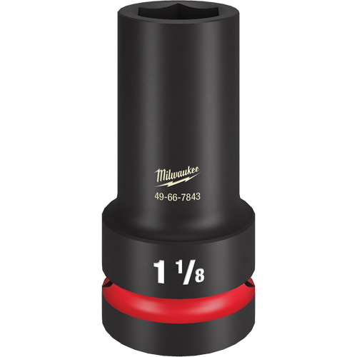 Shockwave Impact Duty Thin Wall Extra Socket, Impact, 1-1/8", 1" Drive, 6 Points, Deep Seaboard Timber Mart